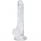 PENE LUSTY REALISTICO TRASPARENTE 18 CM nº2