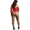 Presenta strass off shldr body - rosso