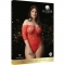 Presenta strass off shldr body - rosso