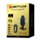 VIBRATORE ANALE RICARICABILE KELLY PLUG NERO nº10