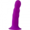 SOLID LOVE PREMIUM RIBBED DILDO 18CM - MORADO nº1