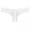 TANGA ALABASTRA CROTCHLESS OBSESSIVE BLANCA nº2