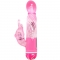 VIBRADOR MULTIVELOCIDAD CON ESTIMULADOR ROSA