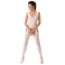 WOMAN BS046 BODYSTOCKING - TAGLIA UNICA BIANCO