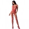 WOMAN BS058 BODYSTOCKING ROSSO TAGLIA UNICA