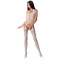 WOMAN BS059 BODYSTOCKING BIANCO TAGLIA UNICA