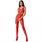 WOMAN BS085 BODYSTOCKING ROSSO TAGLIA UNICA