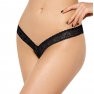 Intimo sensuale con perizoma a v. glamour e seduzione.