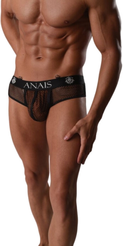 ANAIS MEN ARESBOOST Tanga di rete nera per uomo. seduzione, comfort, vestibilità perfetta, materiali di qualit