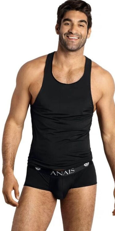 ANÁIS MEN  TIGHT Descrizione: lingerie nera in morbida microfibra