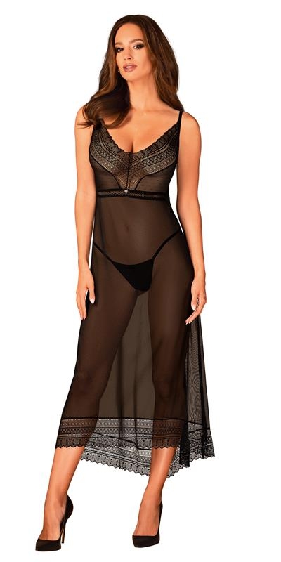 CHEMISE ESTIQUA Descrizione di un chemise lungo in lingerie