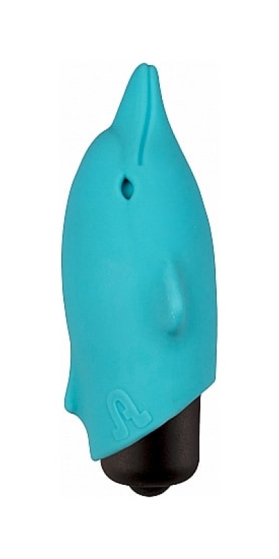 FLIPPY POCKET Proiettile vibrante in silicone dolphin 7,5 c 2,5 cm