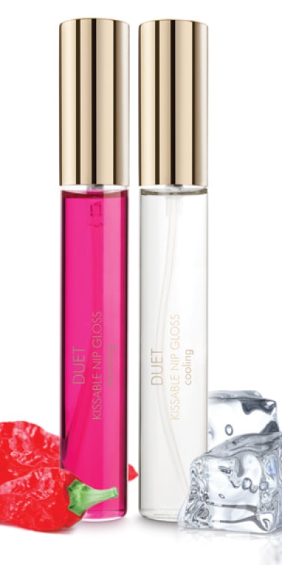 NIP GLOSS EFECTO FRÍO Y CALOR Stimola i tuoi capezzoli con questo duo glitterato