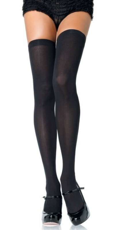 LEG AVENUE WONDERFUL Collant leg avenue in nylon nero opaco