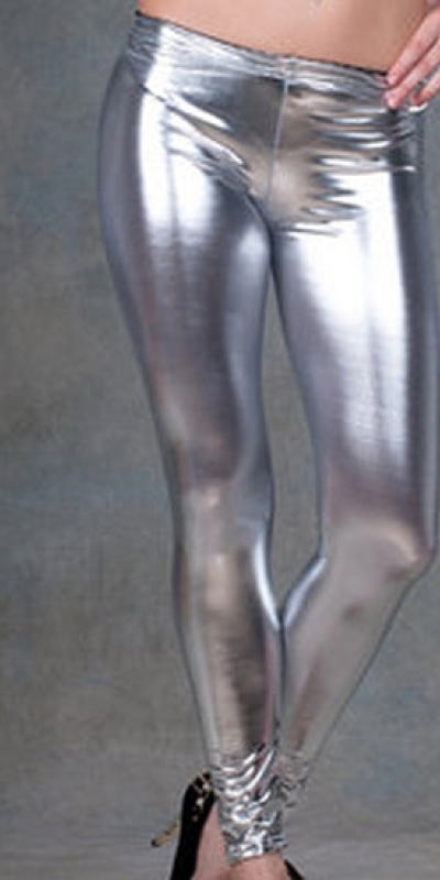 LEGGINS Raso grigio