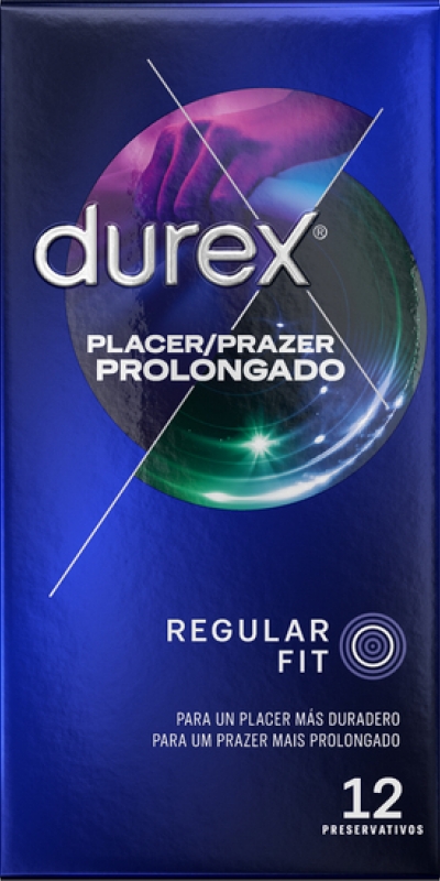 DUREX PLACER PROLONGADO Preservativi con crema ritardante per un maggiore piacere