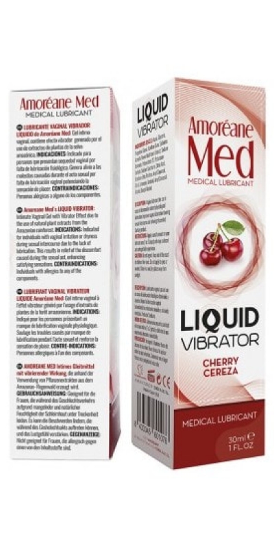 LIQUID VIBRATOR CERISE Vibratore liquido commestibile per coppie