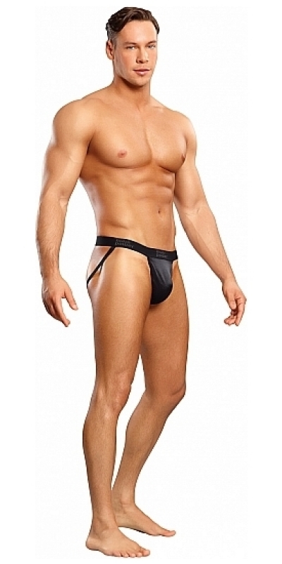 MALE POWER JOCK Sospensorio power satin nero