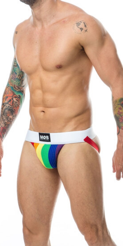 MOB PRIDE CLASSIC JOCK Perizoma maschile con bandiera del pride