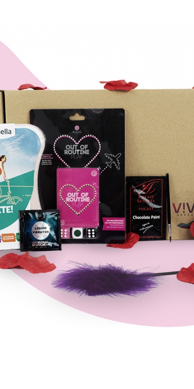 PACK DISFRUTA EN PAREJA Esperienza romantica per due più kit da sogno erotico