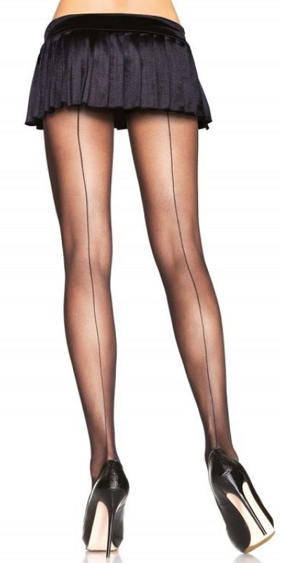 ATEMPORAL Calze panty leg avenue con cucitura posteriore regolabile.