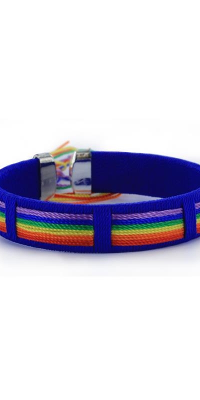 PULSERA 6 HILOS BANDERA LGBT+ Braccialetto colorato che mostra l'orgoglio lgbtq+