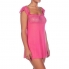 Babydoll con perizoma rosa abbinato