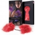 Gioco segreto - manette marabou rosso