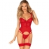 Corsetto rosso intenso con design seducente ed elegante