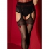 Collant reggicalze amour rouge 20 den - nero