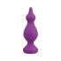 Amuse plug anale viola in silicone taglia m