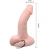 Dildo vibratore realistico per stimolazione vaginale e anale