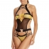 Corpo giallo: lingerie erotica sensuale e provocante