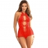 Body di pizzo rosso, sensuale ed elegante.