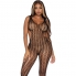 Bodystocking a rete lattice taglia unica