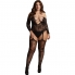 Bodystocking le desir con spalline e collo incrociato