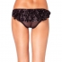 Slip trasparenti leg avenue con balze nere