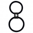 Anello doppio menzstuff dual rings black: accessorio versatile per coppie, materiale sicur