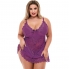 Mini chemise in pizzo - picardia viola