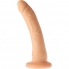 Dildo flessibile con ventosa e design realistico.