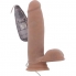 Dildo vibratore realistico con doppia densità