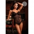 Sexy babyshirt trasparente con dettagli nero oro